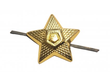 Odznak ČSLA hvězda zlatavá velká 22mm originál