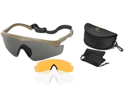 Brýle balistické REVISION Sawfly MaxWrap pískové coyote