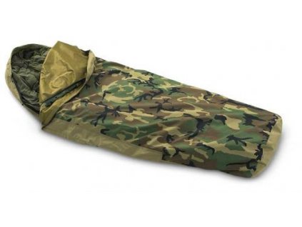 Povlak na spací pytel USMC (spacák, žďárák, obal, bivak) originál US ECWCS trilaminát GORE-TEX bivy cover woodland