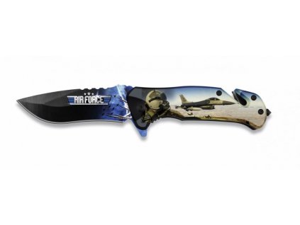 Nůž zavírací záchranář Air Force 3D polovystřelovací ALBAINOX  18135-A