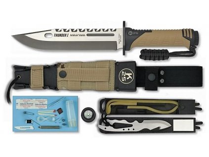 Nůž Tactical RUI Thunder I Survival Energy coyote digital desert 32018