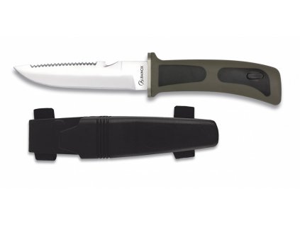 Nůž potápěčský šedý Diving knife Grey/Black Albainox® 31333-NE