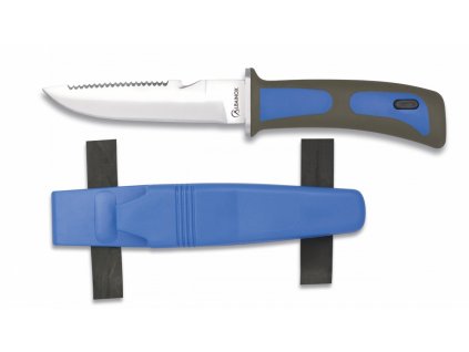 Nůž Albainox 31333-AZ potápěčský modrý 31333-AZ