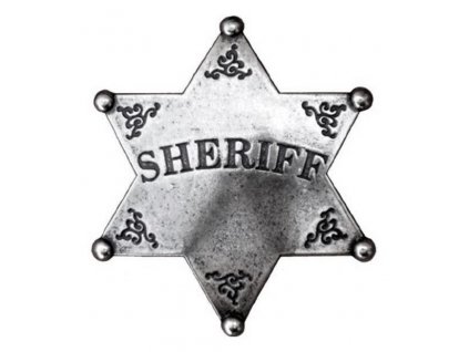 Odznak Sheriff stříbrný č.101