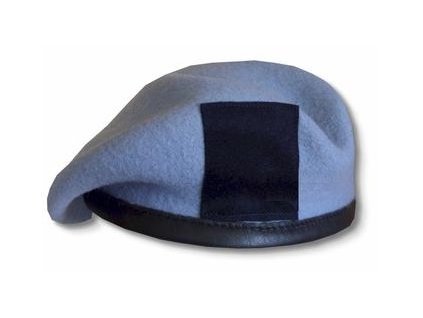 Baret světle modrý s výšivkou letecký sbor ARMY AIR CORPS ACC Velká Británie originál