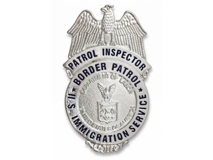Odznak US hraniční stráž Border Patrol Imigration Service Inspector Albainox 09194