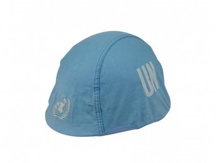 Potah (povlak) na helmu (přilbu) UNPROFOR OSN originál světle modrá