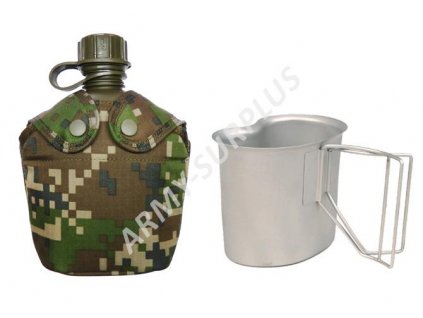 Polní láhev MNS SVK Slovensko (čutora) souprava (čutora, obal,pitítko) SPM vz.2007 sr digi les