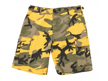 Bermudy BDU žluté maskování Yellow Camo MMB