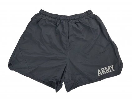 Kraťasy sportovní tréninkové šortky US ARMY černo šedé original