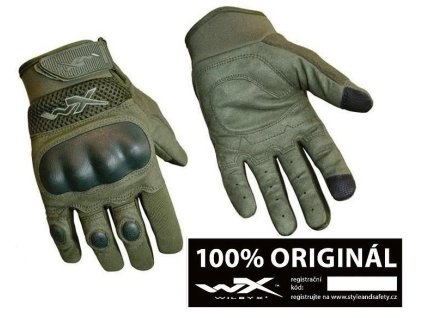 Taktické rukavice Wiley X Durtac SmartTouch Foliage Green originál