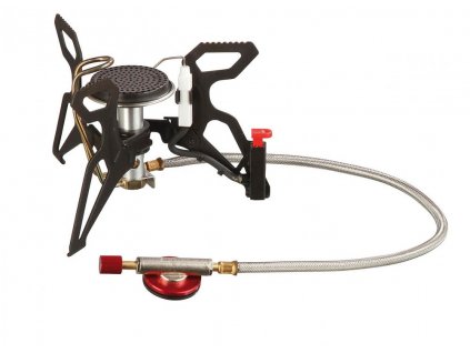 Outdoorový camping vařič SPIDER PRO PIEZO hořák na plynové kartuše Meva UKP17001