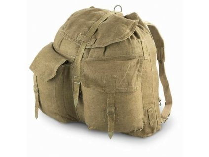 Batoh velká polní vz.60 originál ČSLA AČR - kožené řemeny