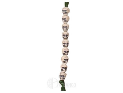 Krokoměr Ranger bílá lebka Skull Bead Klick Counter