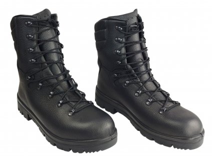 Boty polní zimní kožené černé WZ 933/MON Polsko originál