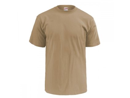 Triko US hnědé krátký rukáv Sand originál US ARMY Soffe