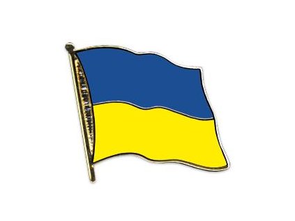 Odznak (pins) 20mm praporek Ukrajina