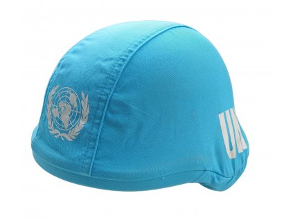 Potah na kevlarovou helmu UNPROFOR OSN Holandsko originál světle modrý