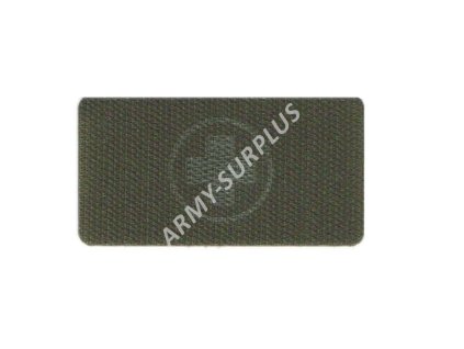 Nášivka na suchý zip s křížem zdravotník AČR ALP FENIX AC-104 khaki/bílá