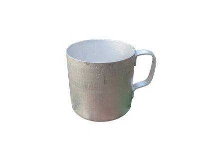 Hrnek hliníkový 375 ml Strojsmalt civilní obrana retro