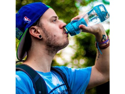 Water-to-Go filtrační láhev 50cl modrá (láhev s filtrem 3v1)