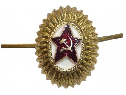 Odznak na čepici důstojník sovětské armády Rusko originál