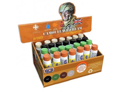 Barva maskovací krém 30g Tan písková (Camo creme) BCB tuba