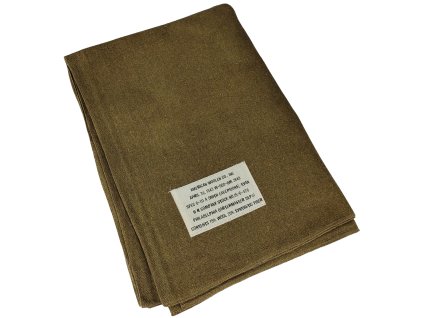 Deka US ARMY vlněná 225x160cm khaki Repro
