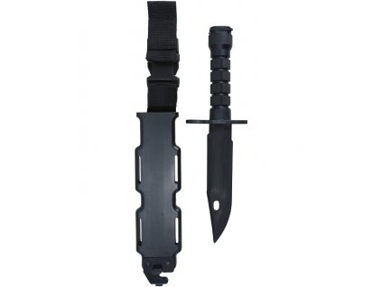 Nůž bodák tréninkový US M9 Plastic Airsoft Knife Kombat s pouzdrem černý