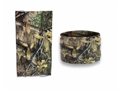 Nákrčník (multifunkční šátek) Barbaric Albainox camouflage tree hunter