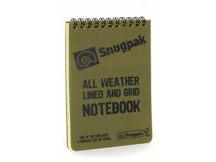 Sešit velký voděodolný blok zelený Snugpak®