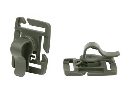 Multi clip Tactical Molle Hydration ABS univerzální oliv 2 kusy