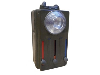 Baterka (svítilna) plechová oliv tříbarevná MY DAY ČSLA