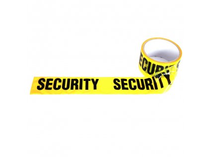 Výstražná vytyčovací páska Security žlutá 30m