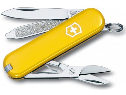 Victorinox Classic SD yellow kapesní zavírací nůž multifunkční žlutý