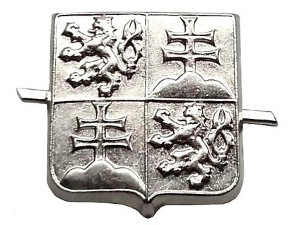 Odznak čepicový ČSFR stříbrný