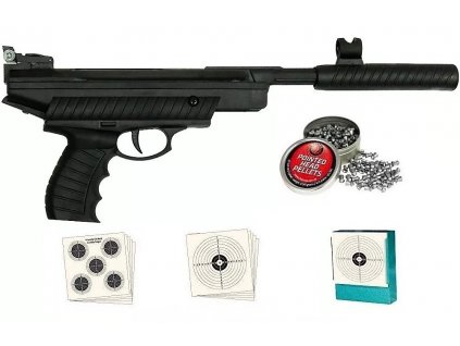 Hatsan zlamovací vzduchová pistole 4,5 mm sada