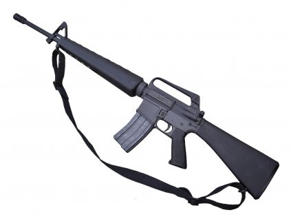 Popruh na zbraň US dvoubodový M4/M16 univerzální černý originál