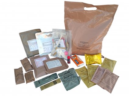 Bojová dávka potravy britská jednodenní 24 Hour Ration Pack