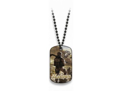 Identifikační známka ( ID) Dog Tags MARINES 3D