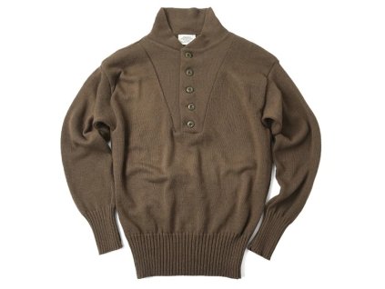 Svetr US vlněný hnědý originál použitý