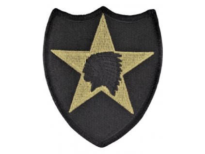 Nášivka Indián originál Vietnam 1968 bojová polní 2nd. Infantry Division US ARMY