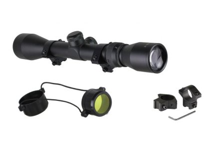 Puškohled (zaměřovač) 3-9 x 40 zoom Rifle Scope Boshile montáž 11 mm