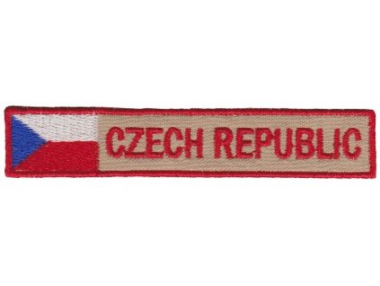 Nášivka Česká republika - desert A-46
