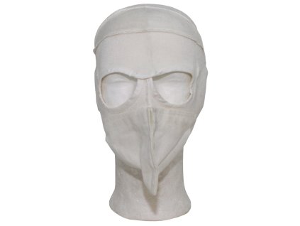 Obličejová maska do mrazu ohnivzdorná bílá Velká Británie originál