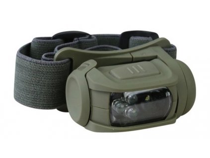 Baterka čelovka Tactical Predator MKII LED RED Kombat 110 lumens oliv