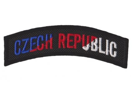 Nášivka Česká republika - oblouk trikolora A-52