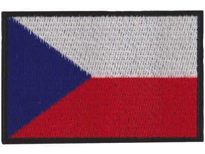 Nášivka vlajka Česká republika barevná velká A-1 velcro