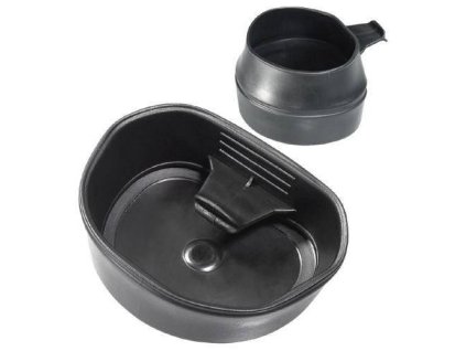 Hrnek černý plast skládací Švédsko 200ml Wildo