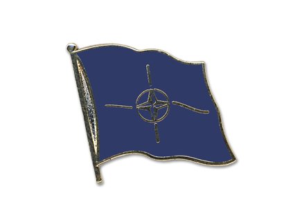 Odznak (pins)  20mm praporek NATO